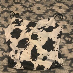 Stylish Black and White Women's Top